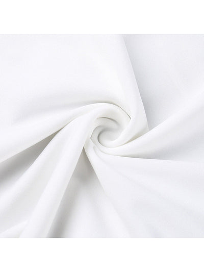 White Asymmetric floral Dress
