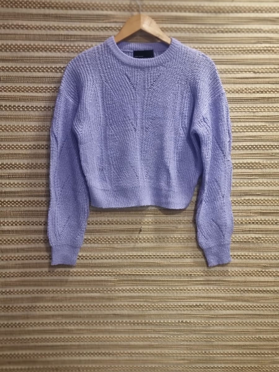 Purple Knitted Sweater