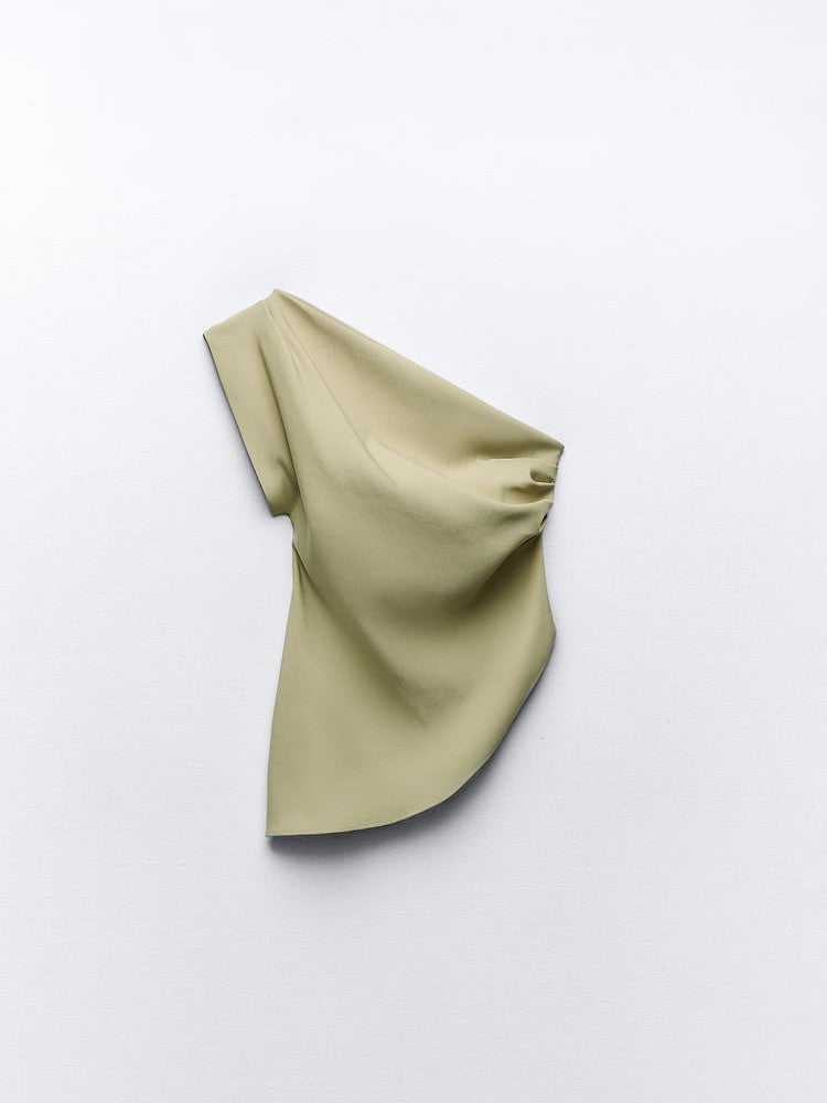 Asymmetric One Shoulder Top