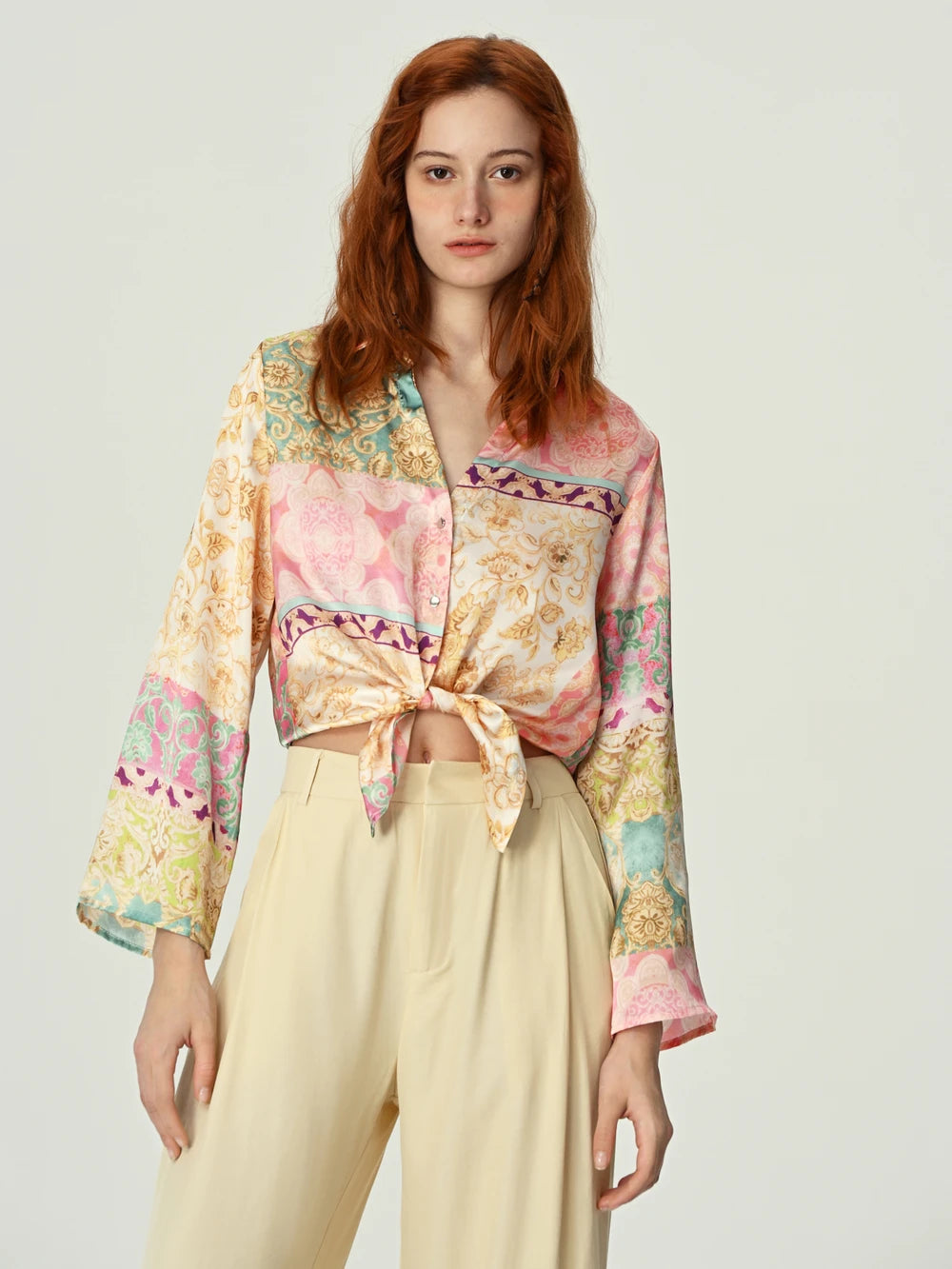 Floral Print Short Shirt