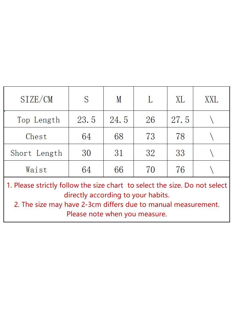 Tie up Color Block Bikini & Shorts Swimset