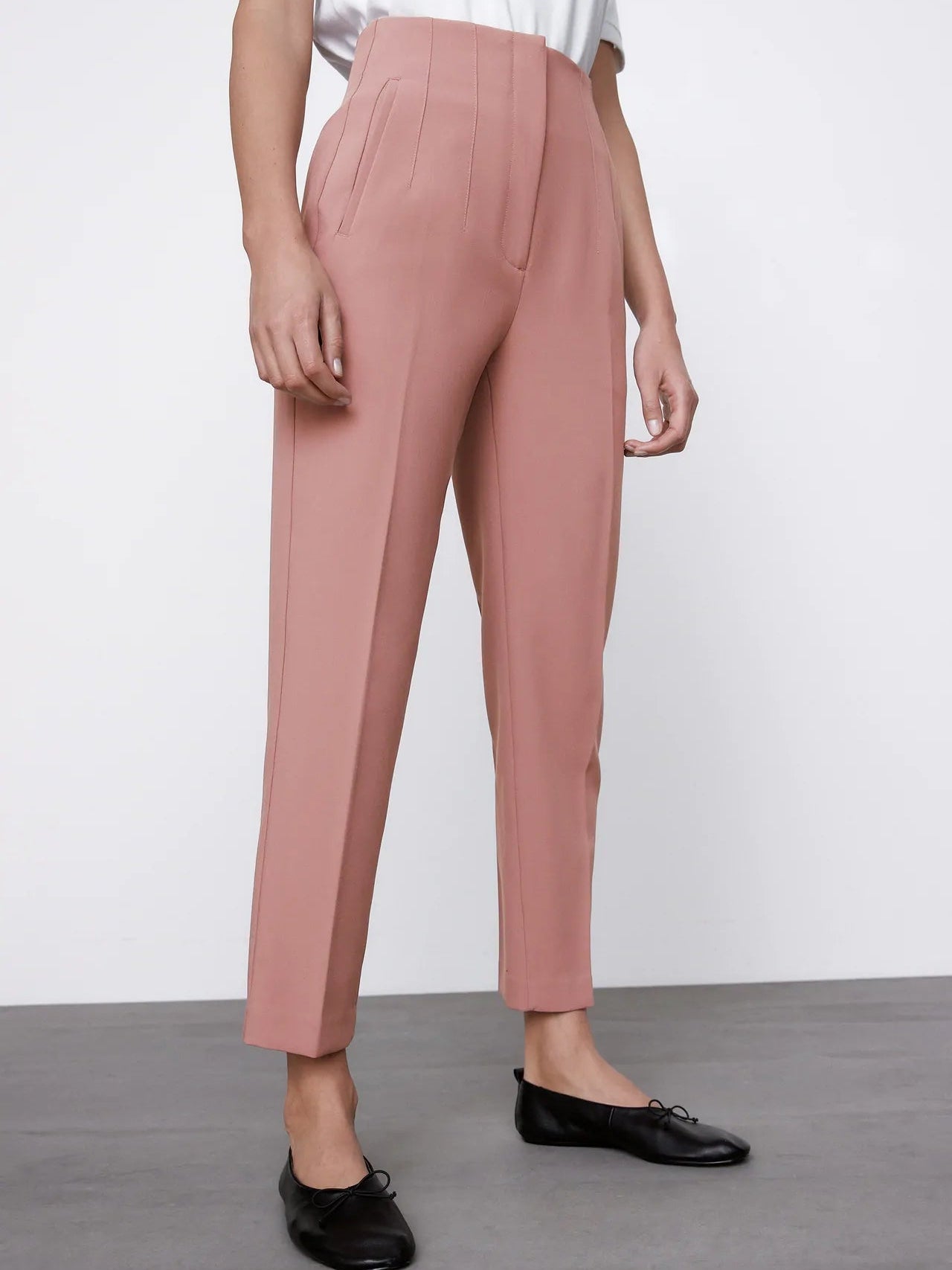 Pink Ladies Plain Ankle Length Cotton Pant, Waist Size: 28.0 at Rs  275/piece in New Delhi