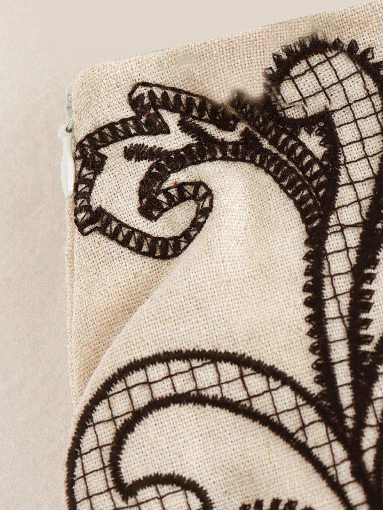 Halterneck Embroidered Top & Short Skirt Coord Set