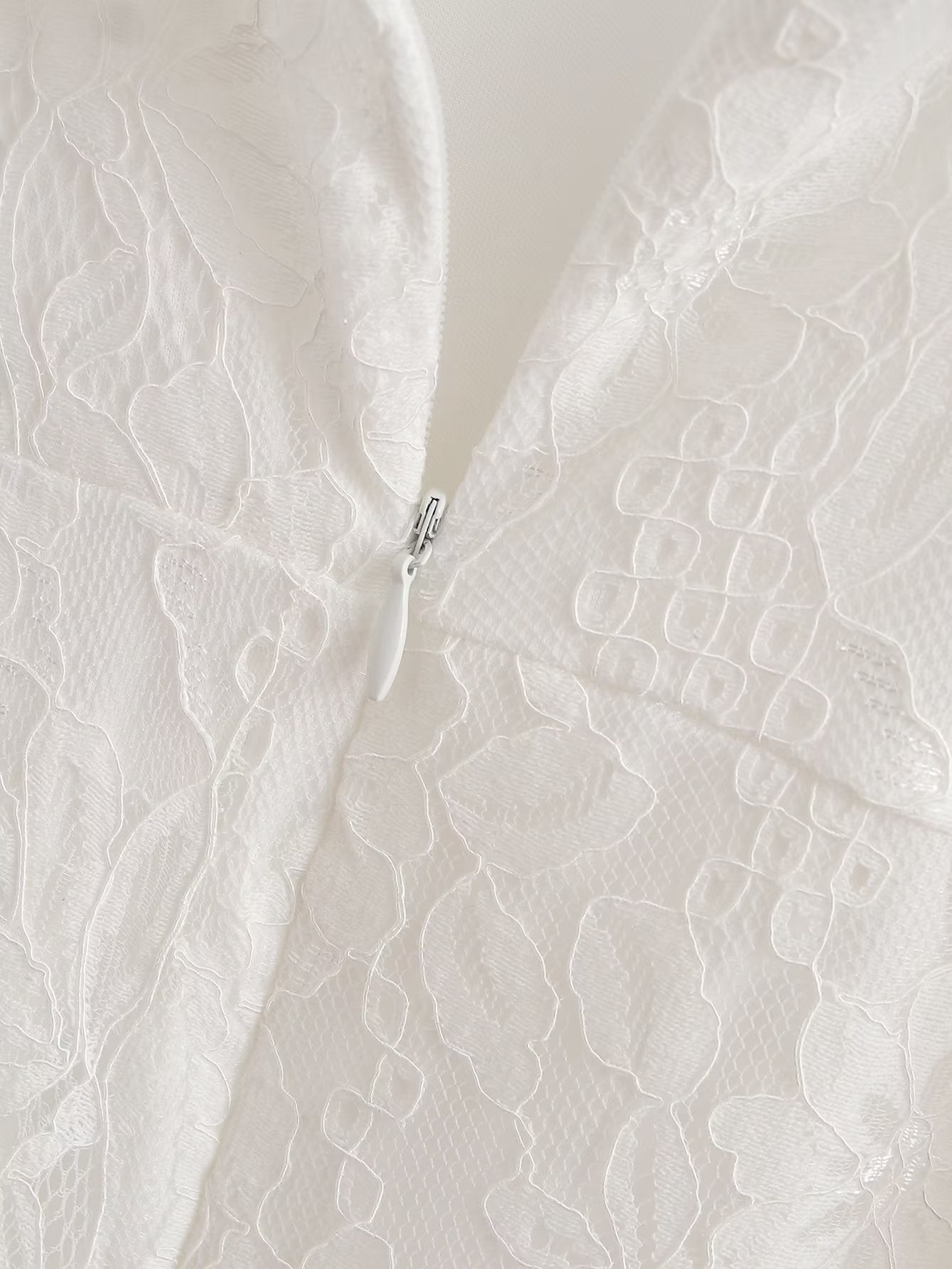 Spaghetti Strap Lace Backless Asymmetric Dress