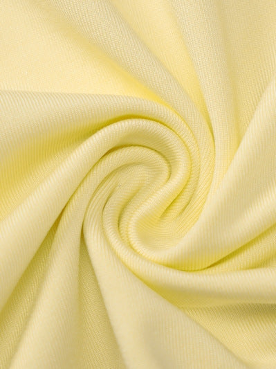 Yellow Cami Boning Top & Skirt Coord Set