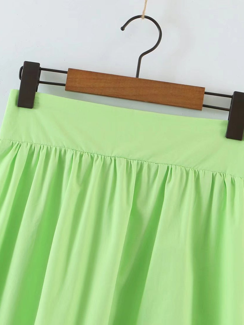 Boho Cami Tube Crop Top & High Waist Skirt Set