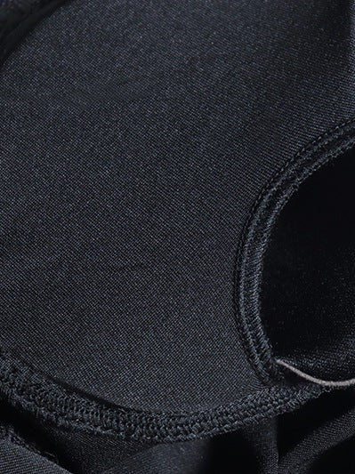 Mesh Irregular Asymmetric Hip Wrapped Dress