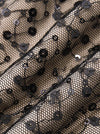 Sequins Boning Lace Fishnet Tube Ribbon Dress
