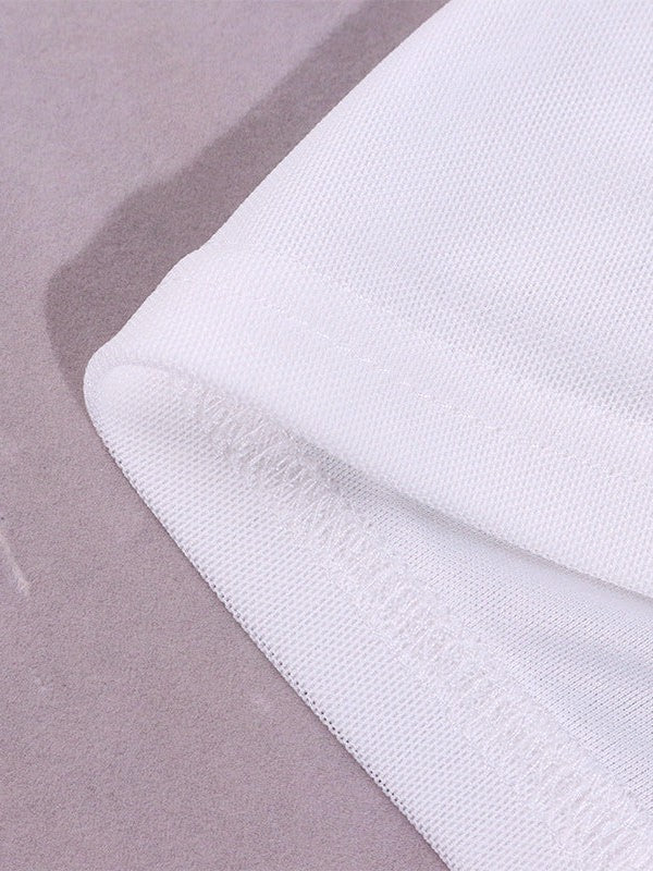 Halterneck Full Sleeve Boning Corset Hip Dress