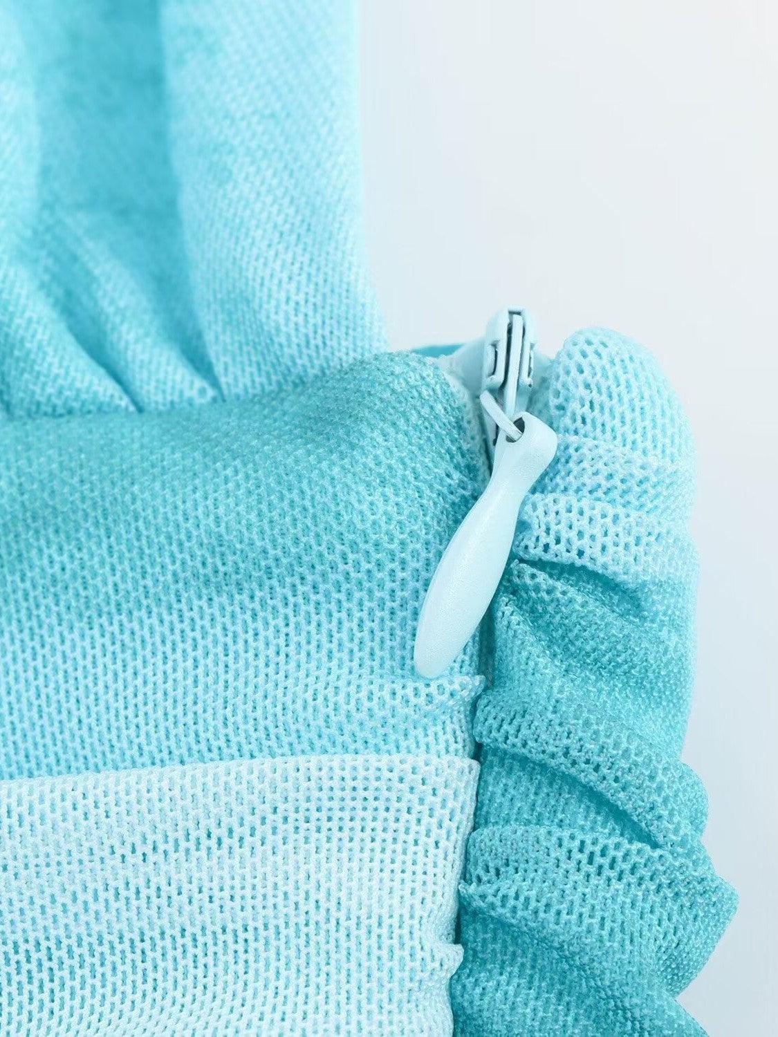 Halterneck Tie Dye Print Backless Dress