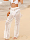 Crochet Beach Knitted See Through Pant