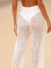 Crochet Beach Knitted See Through Pant