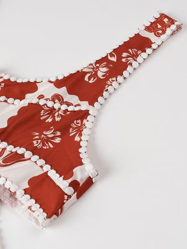 Pretty Lace Shoulder Strap Cutout Dress