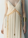 Spaghetti Strap Camisole Tie-up Backless Maxi Dress