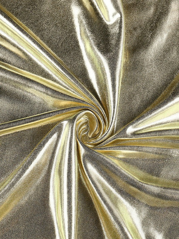 Spaghetti Strap Metallic Pile Collar Sheath Dress