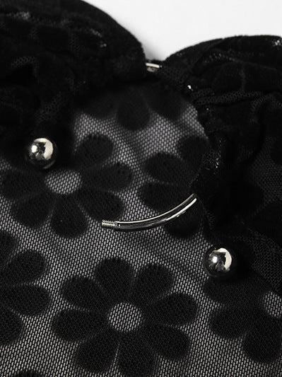 Halter Neck Cutout See through Sheath Dress