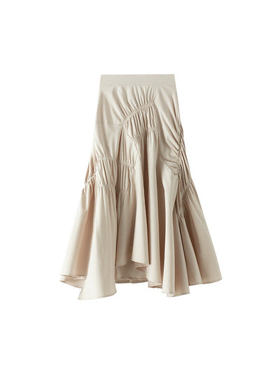 A Line Pleated Skirt
