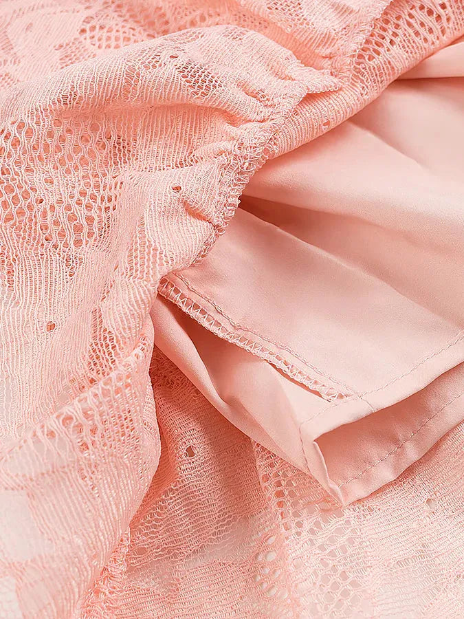 Baglami Asymmetric Sling Mini Dress