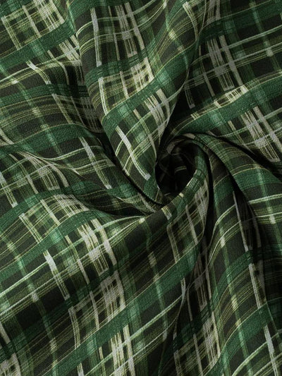 Puff Sleeve U Neck Lace Dress