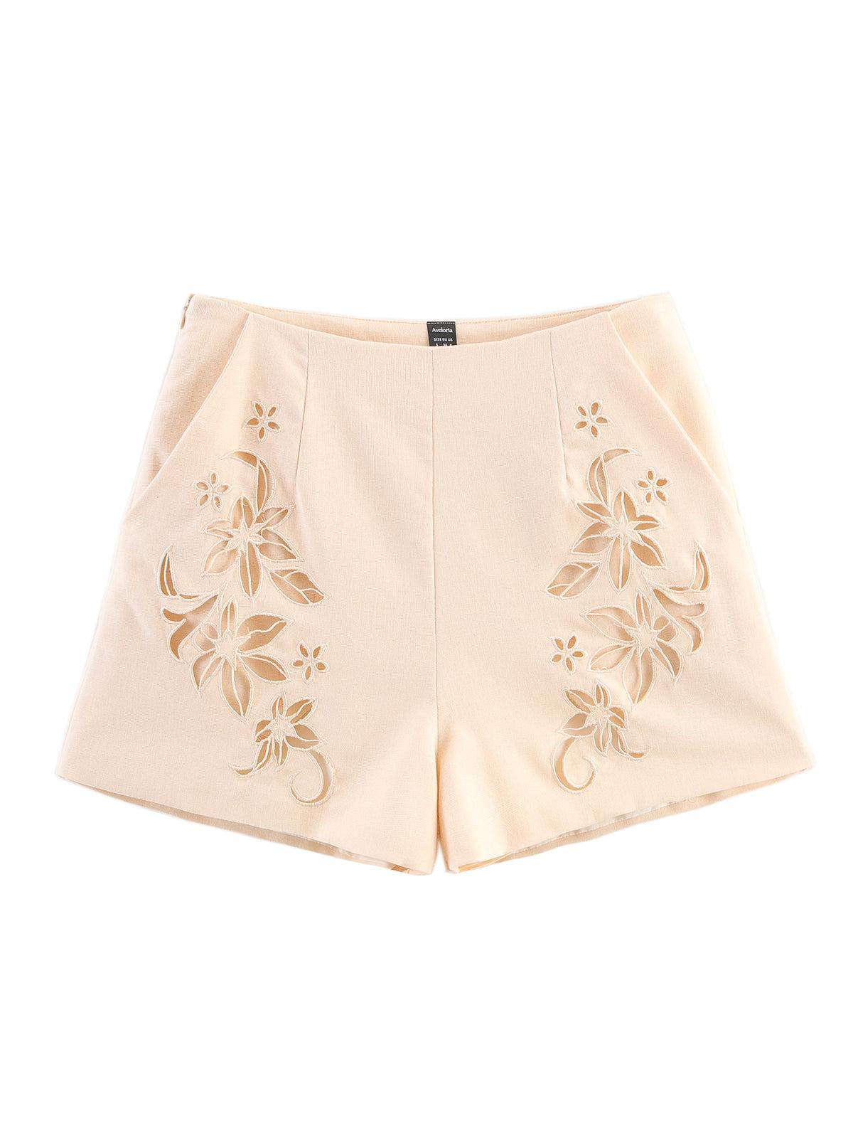 Embroidered Vest & Shorts Coord Set