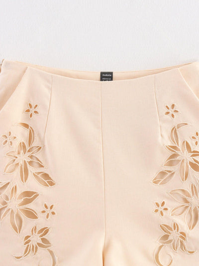 Embroidered Vest & Shorts Coord Set