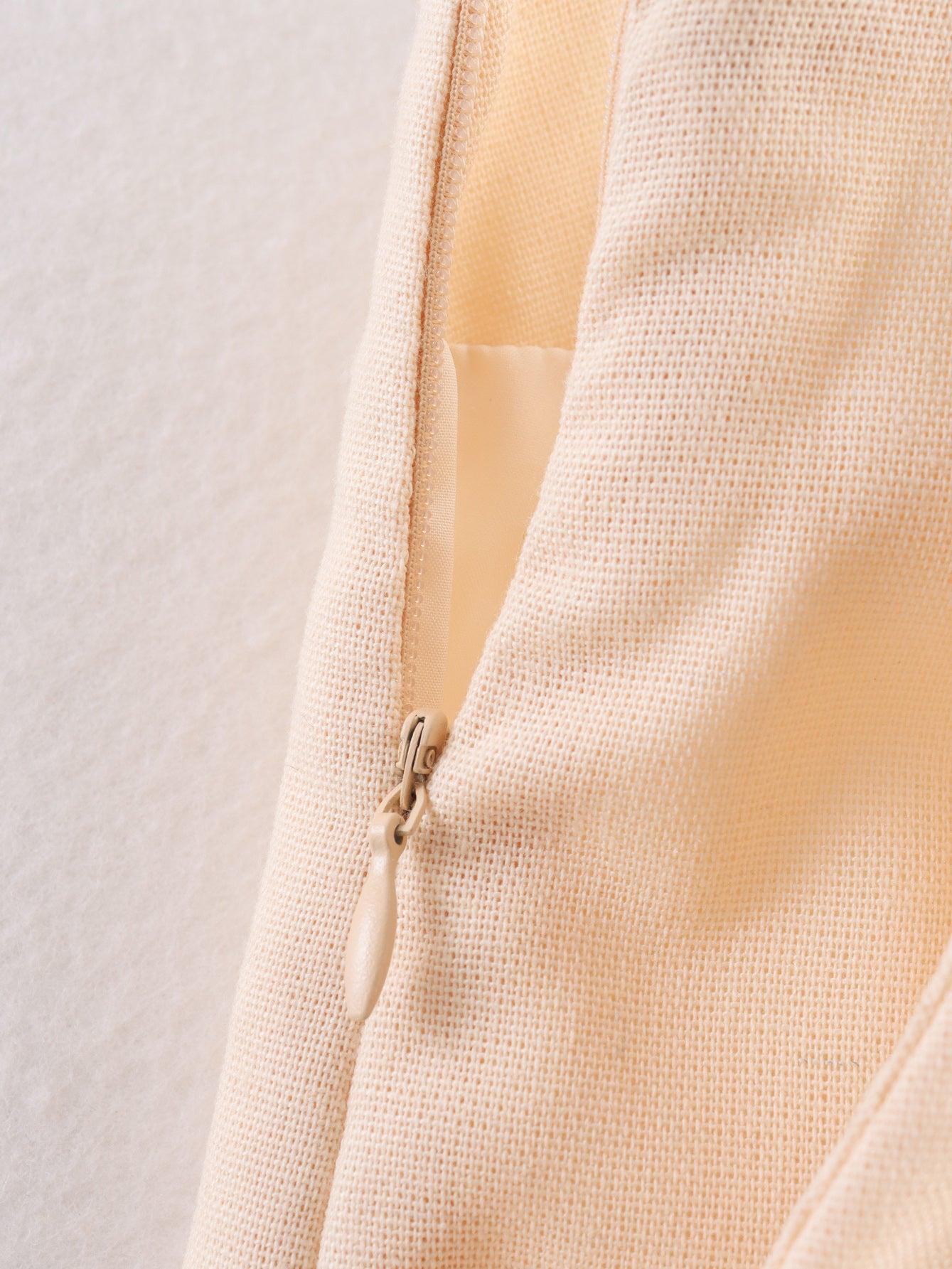 Embroidered Vest & Shorts Coord Set