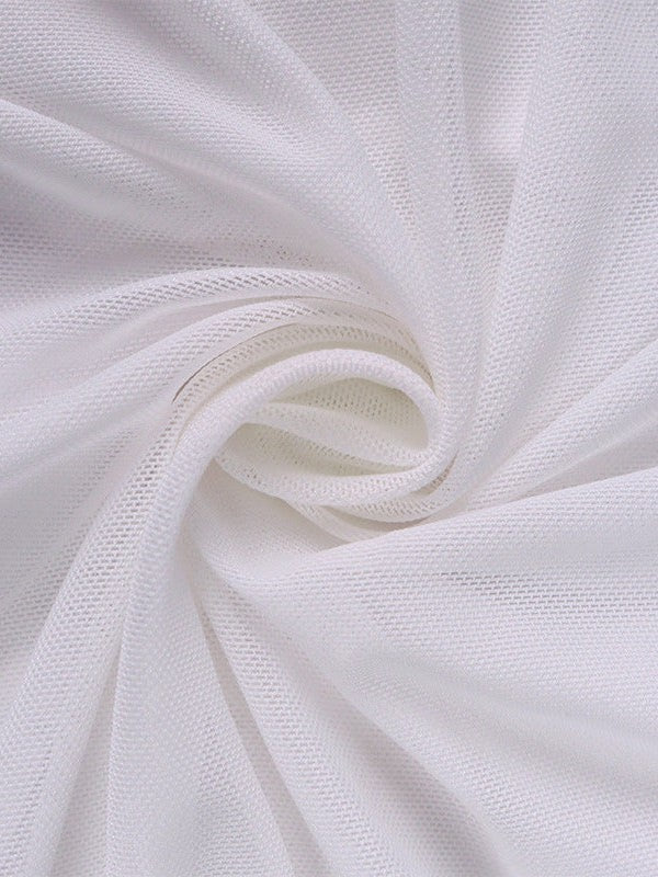 Halterneck Full Sleeve Boning Corset Hip Dress