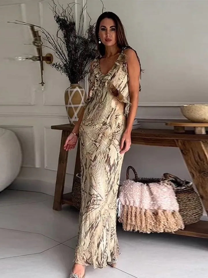 Animal Snake Print Dress