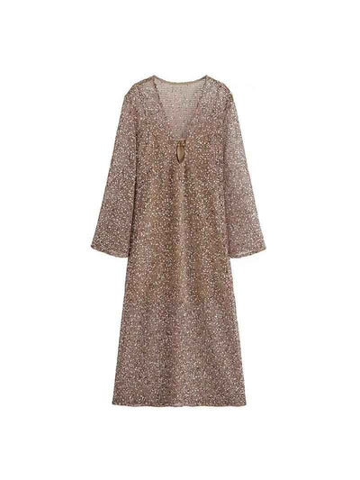Sunset Sparkle Sequin Maxi Dress