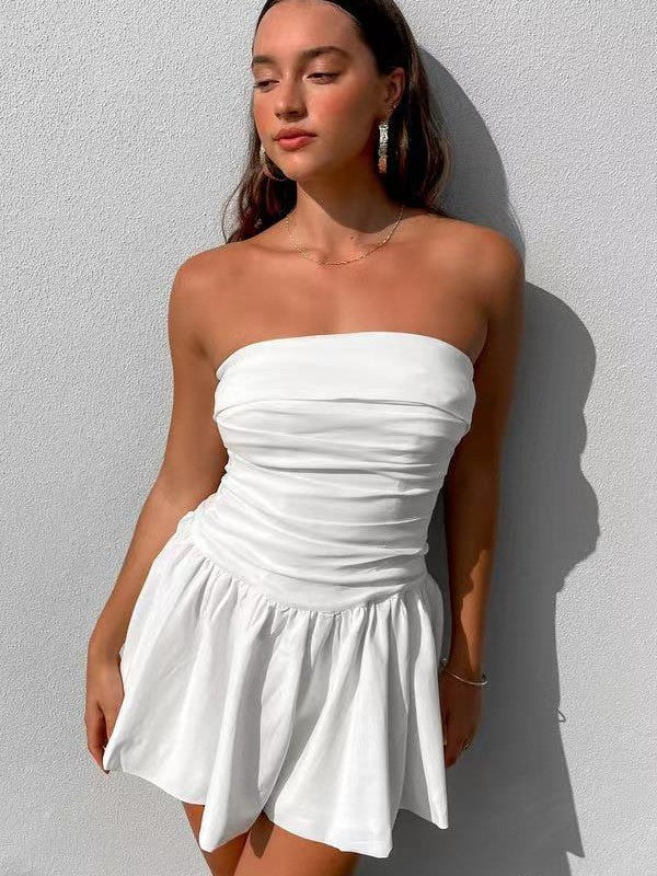 Fit and Flare Tube Short Dress Fit and Flare Tube Short Dress
