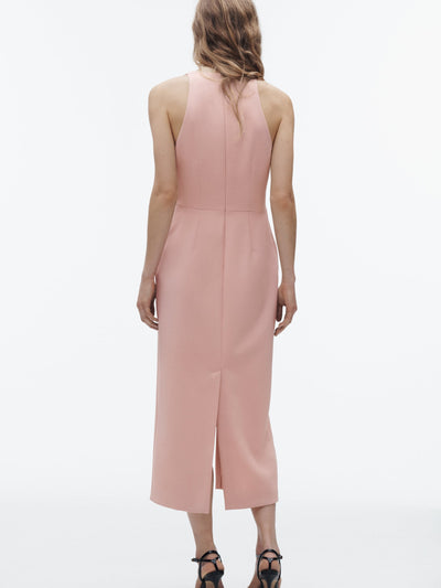 Waistcoat Style Midi Dress