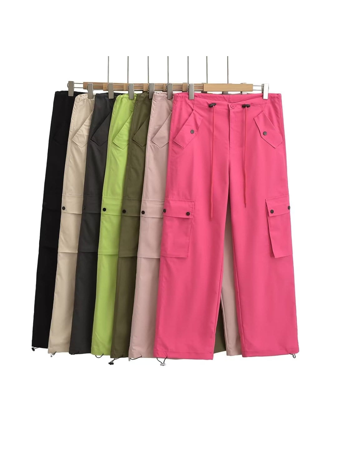 Wide Leg Cargo Pants