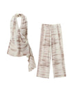 Halterneck Tie Dye Top and Pant Coord Set