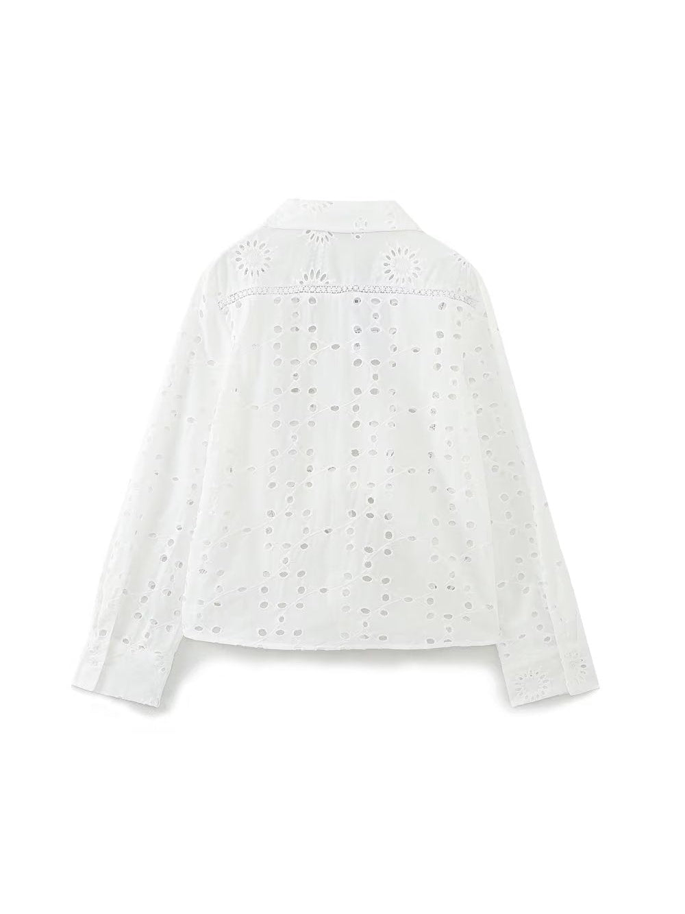 Embroidered Bow Tie Top