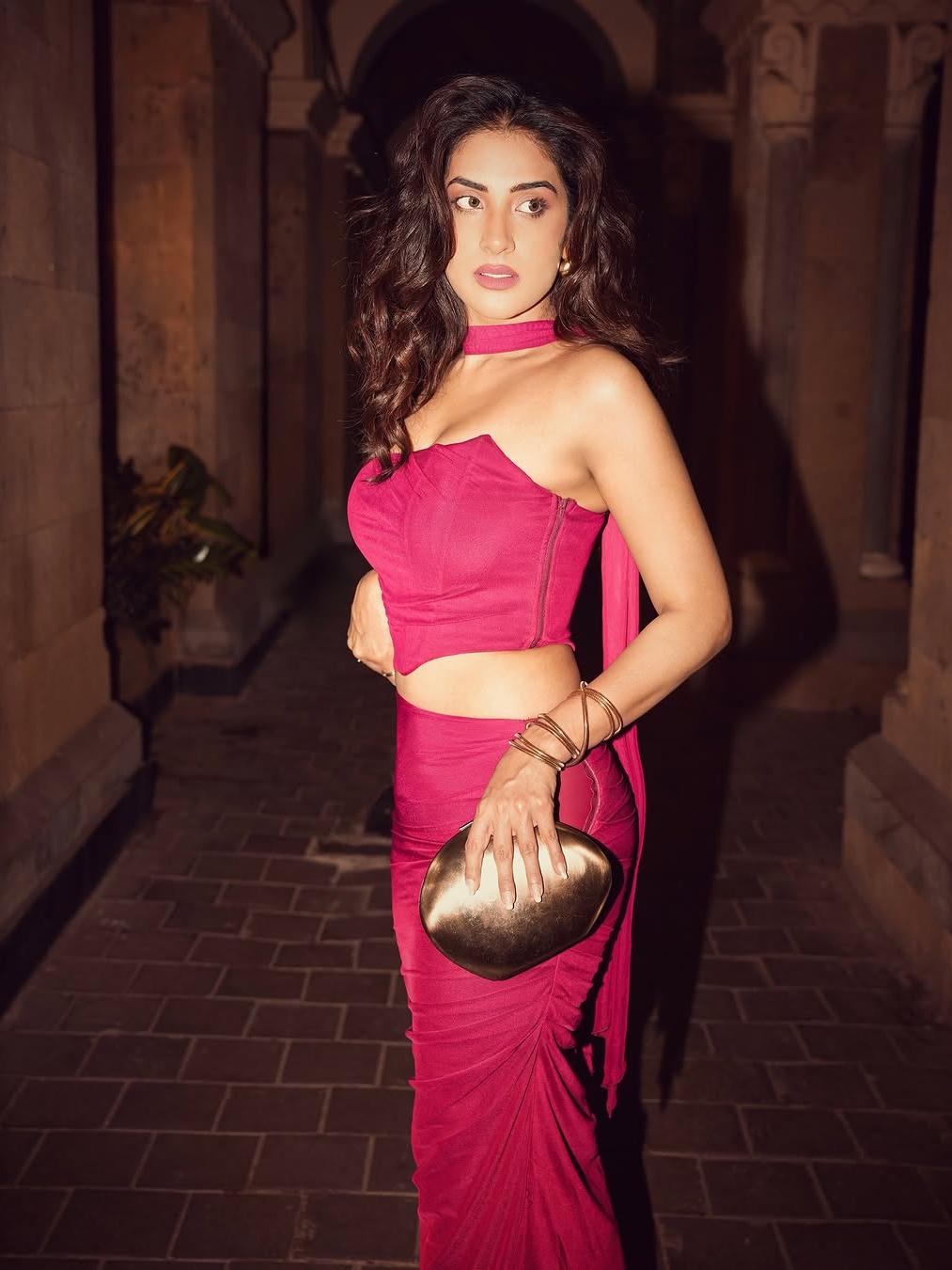 Tube Corset Top & Ruched Skirt Coord Set