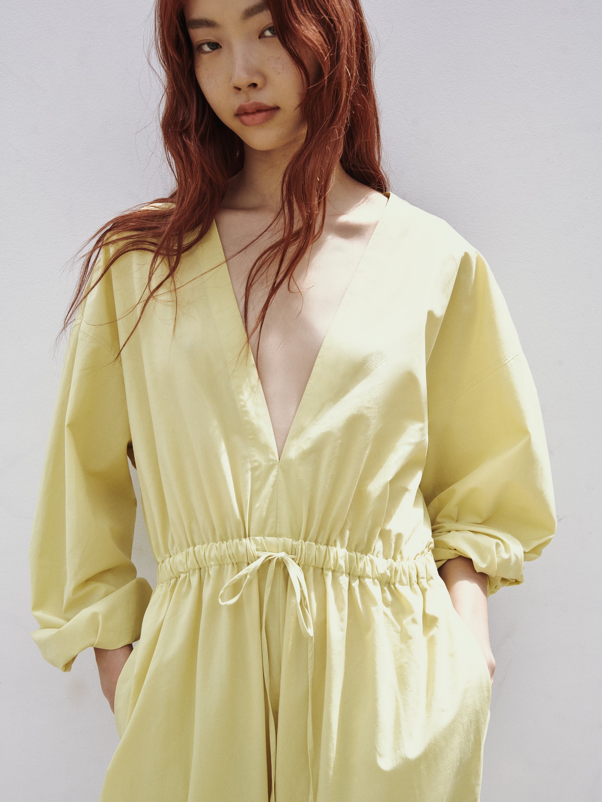 Lemon Green Loose Casual Jumpsuit