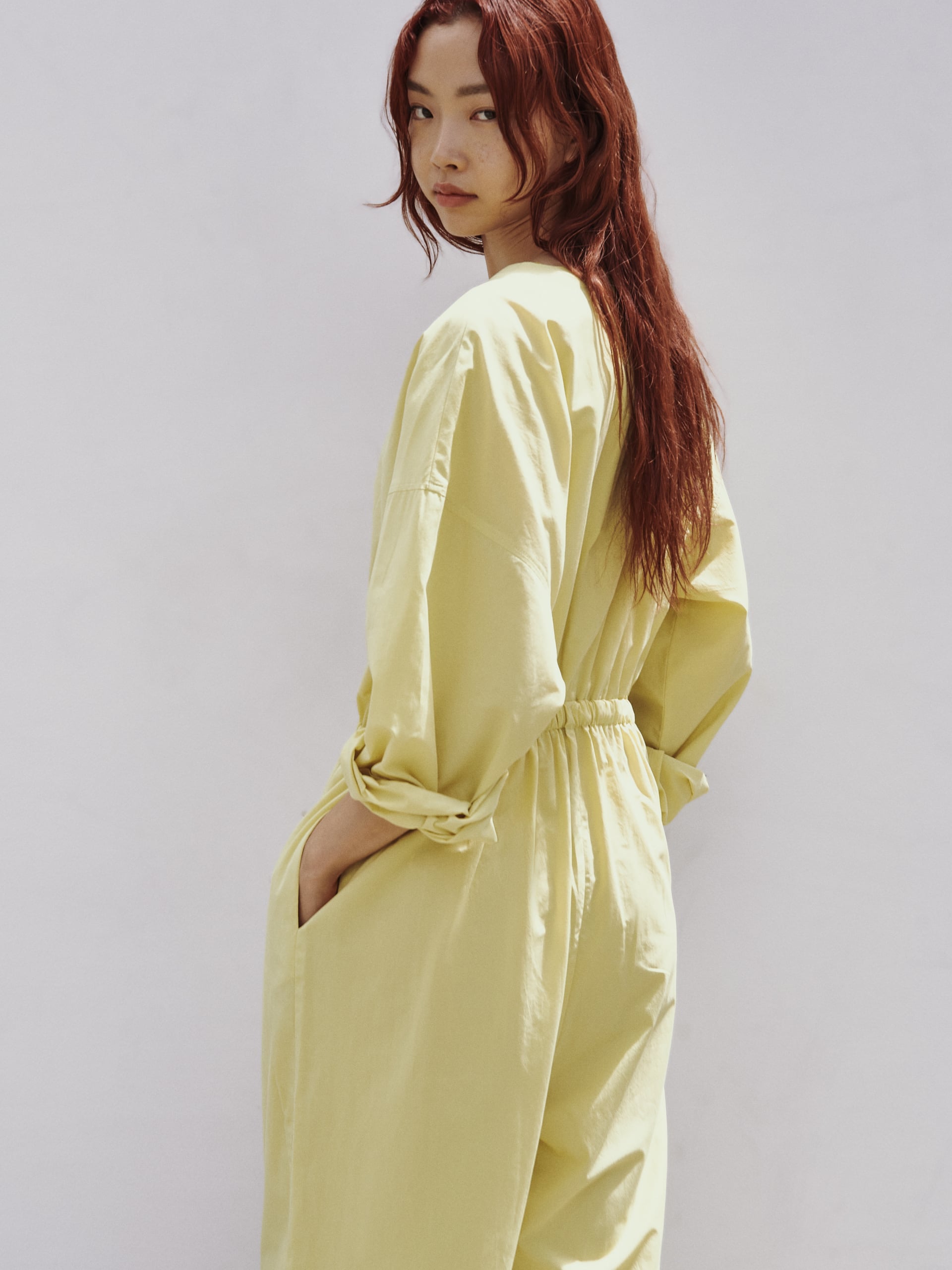 Lemon Green Loose Casual Jumpsuit