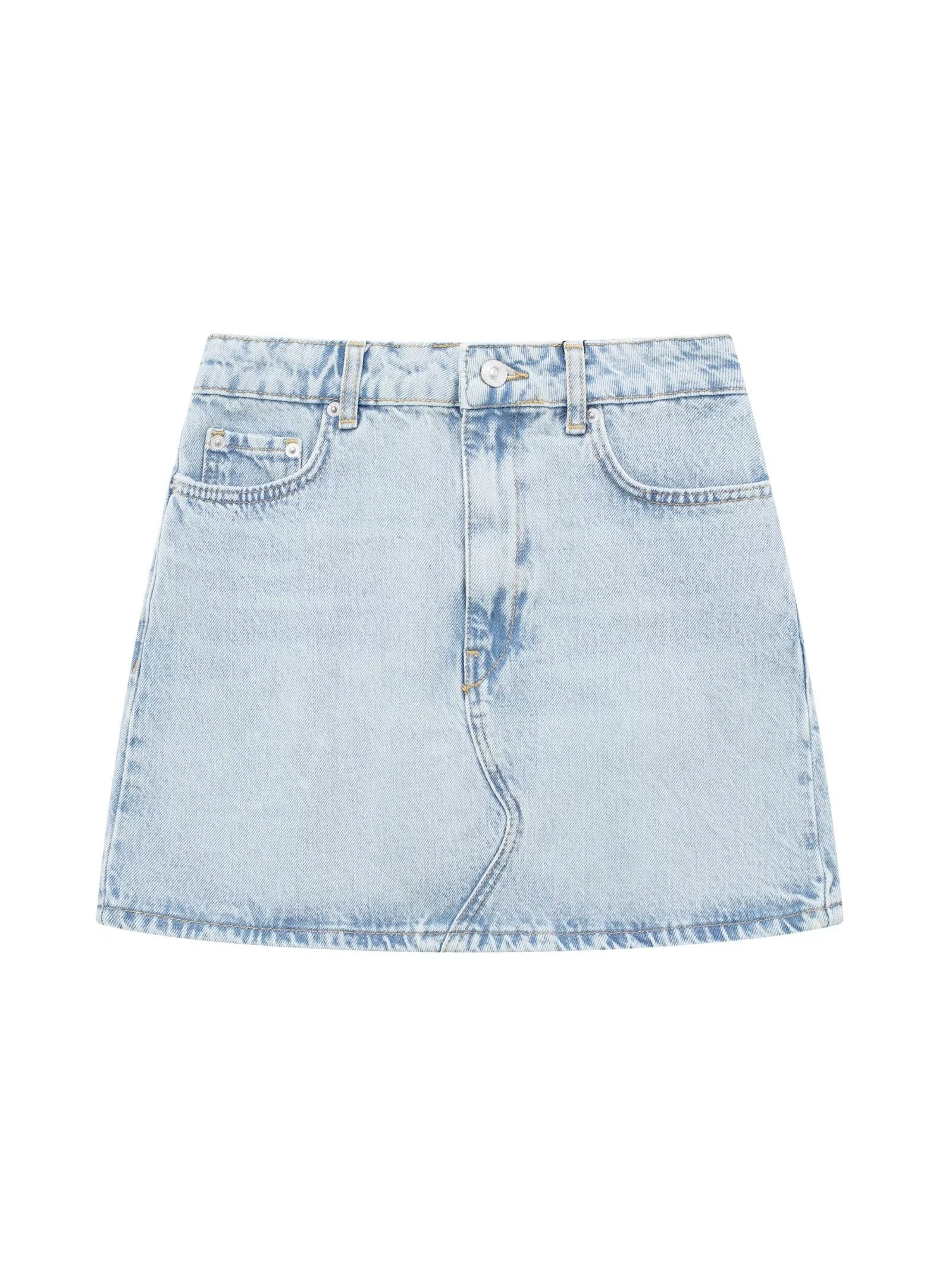 6 Ways to Wear a Jean Skirt - PureWow