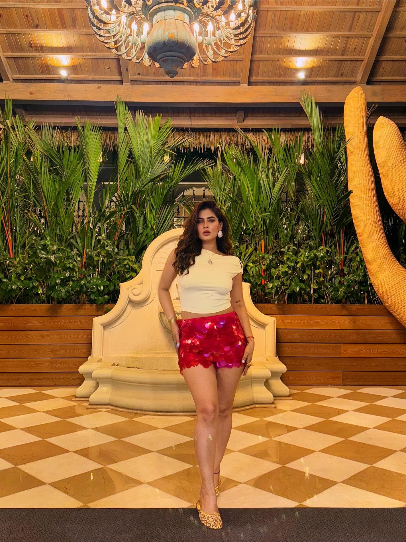 Coin Shell Mini Skirt