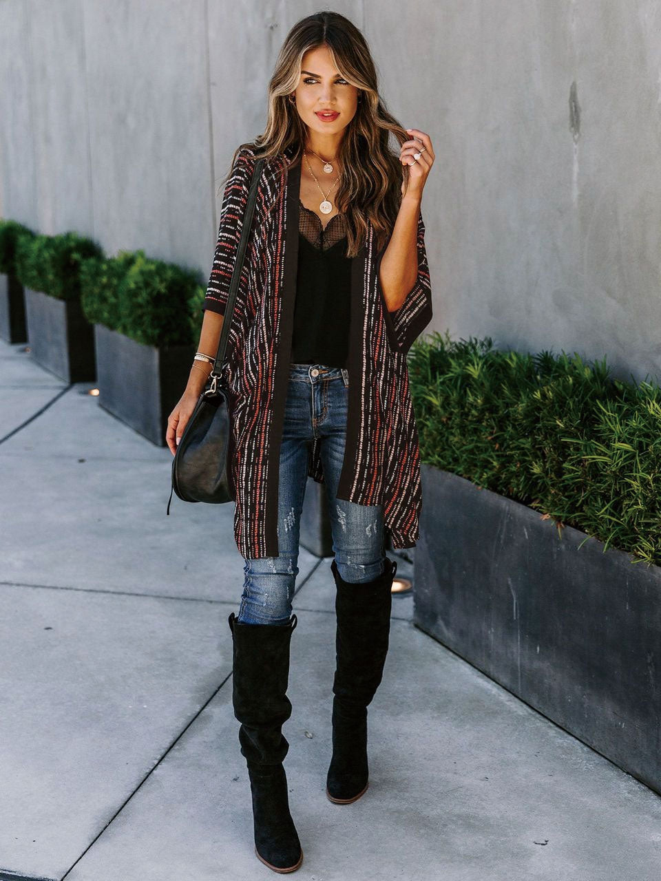 Boho Print Kimono