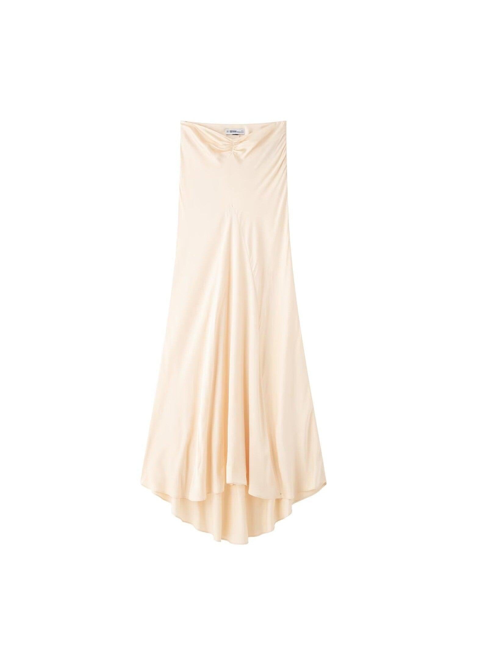 Rhinestone Button-up Shirt & Mermaid Skirt Coord Set