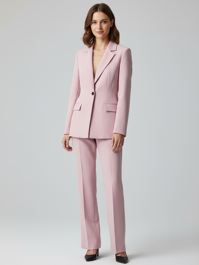 Long Blazer & Pant Coord Set