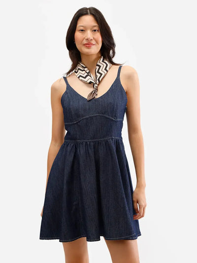 Camila Denim Swing Dress