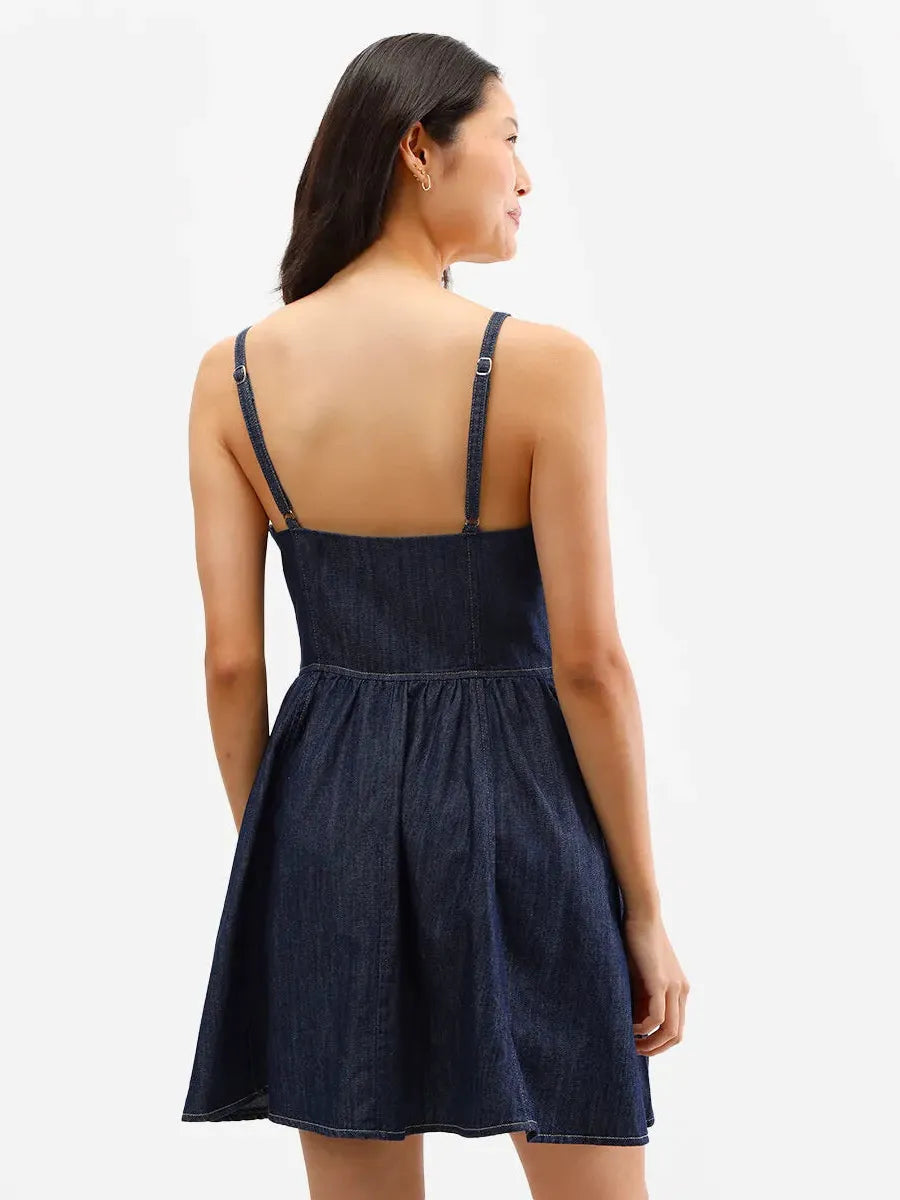 Camila Denim Swing Dress