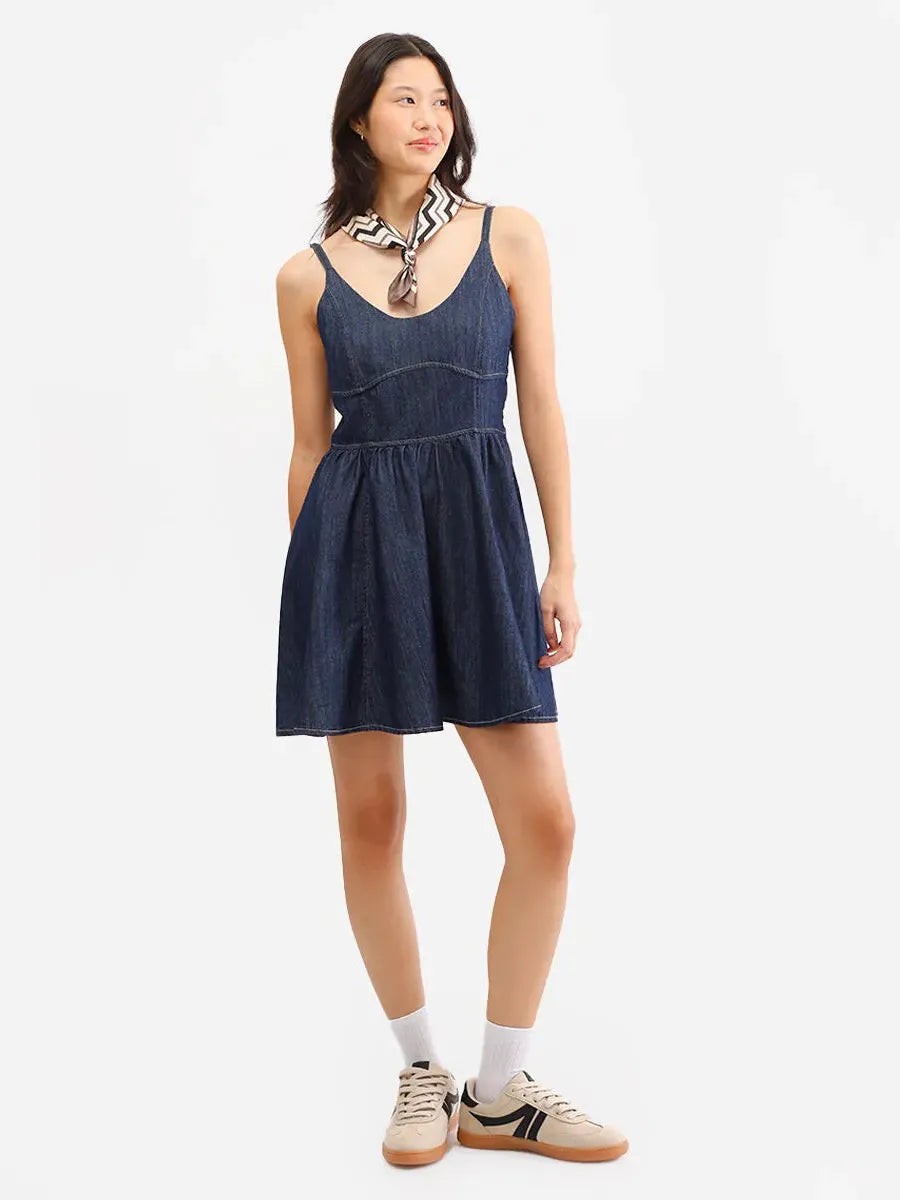 Camila Denim Swing Dress