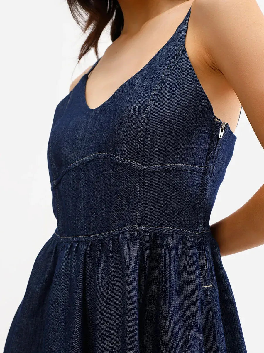 Camila Denim Swing Dress