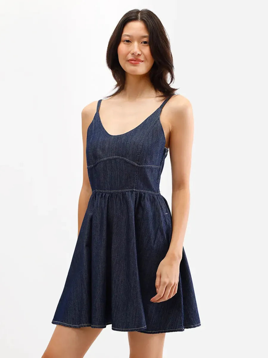Camila Denim Swing Dress