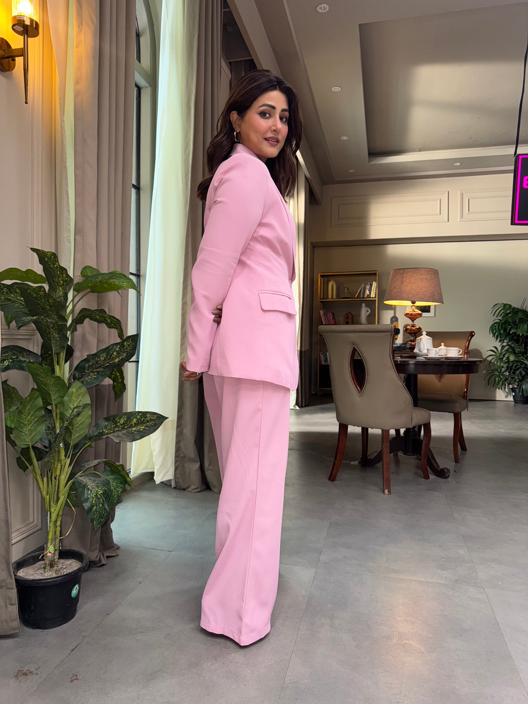 Long Blazer & Pant Coord Set