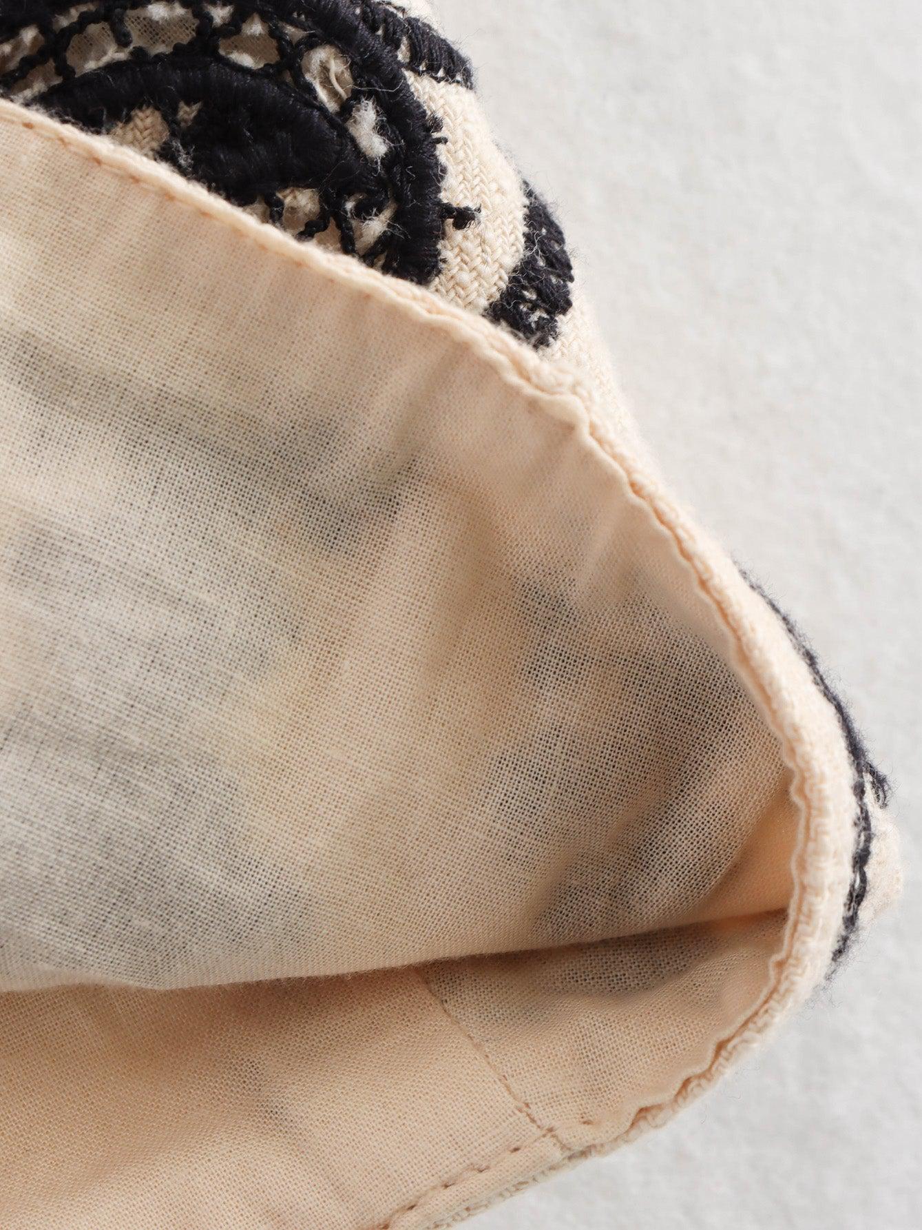 Halterneck Embroidered Top & Short Skirt Coord Set