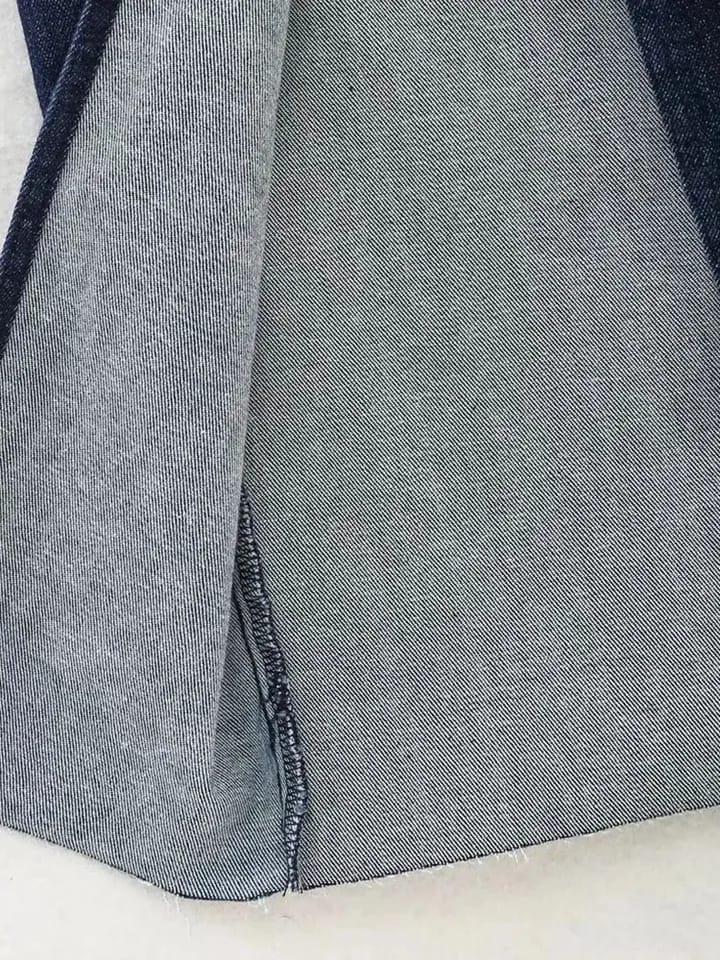 Denim Off Shoulder Tube Dress